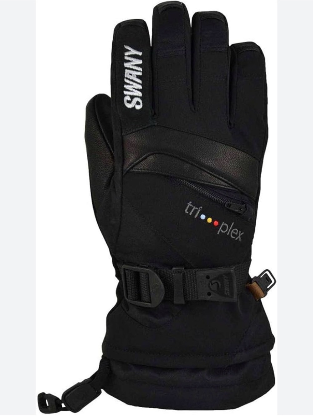 Swany Triplex Insulated Ski Glove in Black Size M